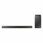 Soundbar SAMSUNG HW-T420 Sound 150 W, 2,1 ch, bekabelde subwoofer, Dolby Digital 2.1, Bluetooth 4.2 Power On, Game Mode en One Remote Control