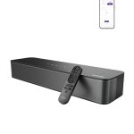 ULTIMEA 2.1 Ch Soundbar voor TV, geïntegreerde subwoofer, all-in-one voor pc en games. App-bediening, 132 W piekvermogen, Bluetooth 5.4, OPT/AUX-ingangen, wandmontage, Poseidon M20 Pro
