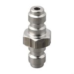 Adapter, 8mm Dubbele Mannelijke Quick-Disconnect met Staal Gevulde voor Luchtbuks