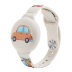 NATOSU Waterdichte GPS-armband voor kinderen, verstelbaar, verborgen schattig auto-cartoondesign voor GPS houder, siliconen, anti-verlies, GPS-tracker-armbandhoes, voor peuters