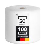 LOGIC PACK PE Schuimfolie op rol voor verpakking 3 mm 50 m² te gebruiken als Isolatiemat Laminaat- en parketondervloer eenvoudig te snijden - 0.5 m x 100 m 1 rol