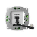 smart things sCharge sC20-EU C 20W USB-stopcontact, inbouw, met USB-C-kabel (25 cm), perfect voor duurzame stroomvoorziening van smartphones en tablets, ideaal voor smarthome-systemen