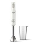 Beste staafmixer Philips Staafmixer Viva Collection - ProMix-mengtechnologie - 650 W - Antispat mesbeschermer - Snelle ontkoppeling met 1 knop - Ergonomisch design - Inclusief beker (HR2534/00)