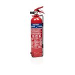 Smartwares Poederblusser - 1 kg - voor ABC-branden - Geschikt voor voertuigen & huizen - Inclusief muurbeugel - FEX-18116