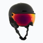 ATTABO Avens 2.0 Jr Visor Skihelm Zwart 51-54 cm Vizier In-Mold