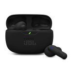 Beste oortjes met noise cancelling JBL Wave Beam 2, True Wireless Noise Cancelling Bluetooth Earbuds, Zwart | Bluetooth 5.3, 40h Batterijduur, IP54 Waterdicht, JBL Pure Bass Sound, Smart Ambient Technologie, Multi-Point Verbinding