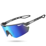 Lamicall Gepolariseerde Fietszonnebril voor Mannen en Vrouwen - [24g Ultralicht] UV400-Bescherming Sportbril voor Hardlopen, Autorijden, Wandelen met TR90-frame, Aerstelbaar Neuskussen