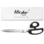 Mr.do Kniptasschaar Professionele Stoffen Schaar Classic Roestvrij Stalen Schaar, Lang Lemmet