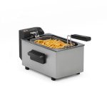 Tristar Frituurpan van Roestvrij Staal, 3L Inhoud, Instelbare Temperatuur tot 190°C, Koude Zone, Vaatwasbestendige Onderdelen, Cool-Touch Behuizing, FR-9326