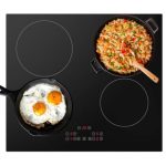 Tomado TIH6001B - Inbouw inductiekookplaat - 1 fase - 4 kookzones - Zwart