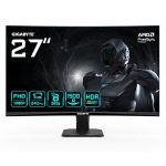 GIGABYTE GS27FC2 Gebogen Gaming Monitor 27 inch FHD - 1920 x 1080, 240Hz, 1ms, 350CD/m², HDR Ready, HDMI 2.0, Displayport 1.4