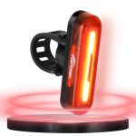 toptrek Achterlicht fiets zichtbereik 200 meter, achterlicht fiets led, StVZO goedgekeurd, fietsachterlicht, USB-C oplaadbare batterij, fietslicht achter, IPX5 waterdicht, voor racefiets, MTB, e-bike