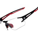 Beste fietsbril meekleurende glazen ROCKBROS Fietszonnebril Sportbril Dames Heren Fotochromatisch met UV400 Bescherming Fietsbril Transprante Meekleurend voor Buitensporten Zoals Fietsen, Autorijden, Hardlopen, Vissen, Fietsen