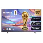 Hisense 43E7DS TV QLED 4K 43" (108 cm) 2026 - E7DS-serie - Dolby Vision IQ, Game Mode Plus, 120Hz HSR, Smart TV