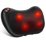 Beste massageapparaat voor nek en schouders Brelley Shiatsu Massageapparaat, Massagekussen voor Nek, Schouder en Rug