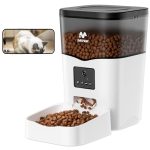 IMIPAW Voederautomaat voor Katten, met 1080p Camera, 5G en 2,4G WIFI, Kattenvoerautomaat met APP, Automatische Voerdispenser voor Katten, Video, Audio, 1-8 Maaltijden per Dag