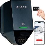 ELECQ Wallbox 7,4 kW EV lader met RFID & zonne-energie opladen | Slimme laadpaal met actief load management | Type 2 | OCPP, WiFi, APP | 1-fase 230V 6A-32A | Thuis of zakelijk gebruik