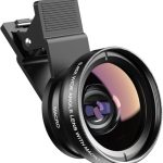 APEXEL 2-in-1 cameralens voor mobiele telefoon, 12,5-voudige macrolens, 0,45 × groothoeklens voor Samsung Galaxy S10