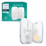 Philips Avent DECT-babyfoon - Storingsvrije verbinding - Energiebesparende ECO-modus - Geluidsniveaulampjes - Bereik tot 330 meter - Tot 24 uur gebruiksduur - Nachtlampje - SCD503/26 - Wit
