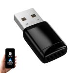 Sunweyer draadloze CarPlay & Android Auto Dongle 2 IN 1 Auto Connect Box, ondersteunt online updates bedraad naar draadloze adapter (Super Mini S31)