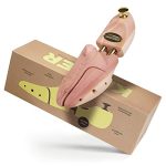 Schlesinger 'PROEFWINNAAR' Premium Schoenspanners voor Herenschoenen van Fijn Cederhout voor Optimale Schoenverzorging - Kaiser-model, Maat 43/44 in goud