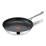 Beste braadpan voor inductie Jamie Oliver by Tefal Braadpan 24 cm Roestvrij Staal, Diepe Vorm E3040444