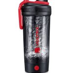 VOLTRX Gallium shakebeker, USB-C oplaadbare elektrische shake-mixer voor proteïnes, shakebeker voor proteïneshakes en maaltijdvervangende shakes, BPA-vrij, van tritan materiaal, 700 ml