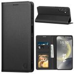 Hoesje voor Samsung Galaxy S24, Premium Lederen Flip Wallet Case met Kaartenvakken Telefoon Cover Standfunctie Magneet Beschermhoesje voor Samsung Galaxy S24
