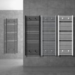 ECD Germany Badkamer Radiator 600 x 1200 mm - wit - recht met zijaansluiting - handdoekverwarmer handdoekendroger handdoekverwarming