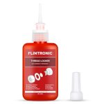 Beste middel tegen draadalg Flintronic Draadborgmiddel Rood, 50 ml Sterk Draadborgmiddel, Beschermt tegen losraken en lekken, Borgt en dicht Moeren, Bouten, Bevestigingsmiddelen en Metalen