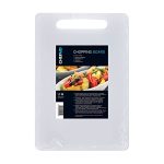 Chef Aid Snijplank Kunststof Wit 35 x 24 cm Antislip Vaatwasserbestendig met Handgreep Keukenplank Ontbijtplank