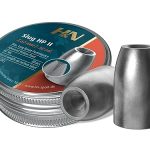 Beste luchtbuks 100 meter H&N Airgun Slug HP II, 30 Cal., 54 korrels, holle punt, 80ct