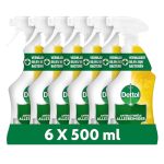 Dettol Power En Fresh All-purpose Cleaner Spray Citrus, 6 x 500 ml, Bulk Pack
