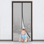 MYCARBON Vliegengordijn deur met magnet, Insectendoor voor balkondeur