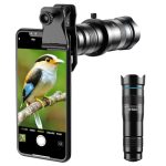 Evil Eye 28X HD-Telelens Voor Smartphones - Zoomlens Voor iPhone/Samsung/Android/Huawei/Xiaomi, Draagbaar en Ultralicht, Ideaal voor Het Bekijken van Concerten, Sportwedstrijden & Vogelspotten