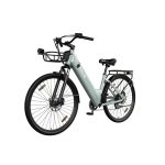 cysum C1pro Elektrische fiets, 28 inch, volwassenen, uniseks, elektrische fiets, mountainbike, 36 V, 18 Ah accu, bereik 100-150 km (blauw)