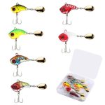 Beste aas voor meerval Visaas, set van 6 stuks, jig spinner, vissen, spinnerbait, kunstaas, snoekaas voor baars, snoek, snoekbaars, meerval, voorn