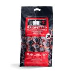 Weber Briketten | 8 Kg Zak| BBQ Brandstof | Premium Kwaliteit, Gemakkelijk Aan Te Steken | 100% Natuurlijk Hout | Gemaakt Van Resthout (1759180)