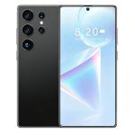 PrzTIk Ontgrendelde 4G smartphone, 6,75 inch HD geperforeerd display, 4 GB + 32 GB (uitbreidbaar tot 256 GB), 13 MP + 21 MP camera, Android 12, gezichtsontgrendeling, OTG (zwart)