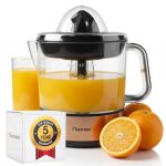 Beste sinaasappelpers Bestron elektrische Citruspers, Sinaasappelpers incl. 2 perskogels en aromadeksel, motor met twee draairichtingen (links/rechts), sap reservoir: 0.7 liter, 40 Watt, kleur: koper