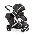 Beste duo buggy Hauck H-50011 Duett 2, duo buggy vanaf geboorte, zitgedeelte om te bouwen tot reiswieg, 2 regenhoezen, voetenzak, zonnekap, veiligheidsbeugel, afneembaar zitgedeelte, verstelbare duwstang - Black Forest,2 kind-wagen,zwart