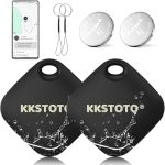 Smart GPS-tracker voor kinderen, Android, werkt met de Locase-app (alleen Android), locator, IP66waterdicht, voor sleutels/portemonnees/koffers/bagage