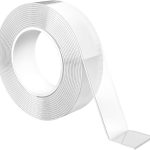 GRIFEMA GA4001-1 Dubbelzijdig plakband, extra sterk, 3 m, dubbelzijdig plakband, transparant, waterdicht, voor muur en tapijt