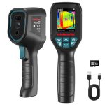 Beste warmtebeeldcamera HANMATEK warmtebeeldcamera Ti240 beeldvormingsinstrument voor temperatuuranomalieën en jachtwarmtebeeldcamera met een resolutie van 240 x 240 pixels, temperatuurbereik van -56 °C tot +400 °C