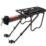 Bagagedrager voor Mountainbike, Bagagedrager Fiets Achter, Fietsdrager van Aluminiumlegering, met Reflector, Max Belasting 50 kg, voor 24–29 Inch MTB, Mountainbike, Racefiets