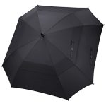 G4Free Extra grote Golfparaplu 172,7 cm Vierkante paraplu met ventilatie, winddicht, automatische openklapfunctie, dubbele balein, oversized, paraplustok