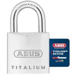 ABUS Hangslot Titalium AB64TI/30 - Aluminium, Geharde Stalen Beugel