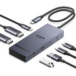UGREEN Revodok Pro 10Gbps USB C Hub 2HDMI 4K@60Hz Docking Station