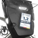 Beste fietstas Büchel Fietstas voor bagagedrager I 25,4 L - 100% waterdicht I met handvat en schouderriem I fietstas voor bagagedrager, bagagedraagtas, fietstassen achterop