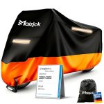 Maizjok® Motorhoes Waterdicht Buiten, Motorfiets Hoes 210D Outdoor Indoor